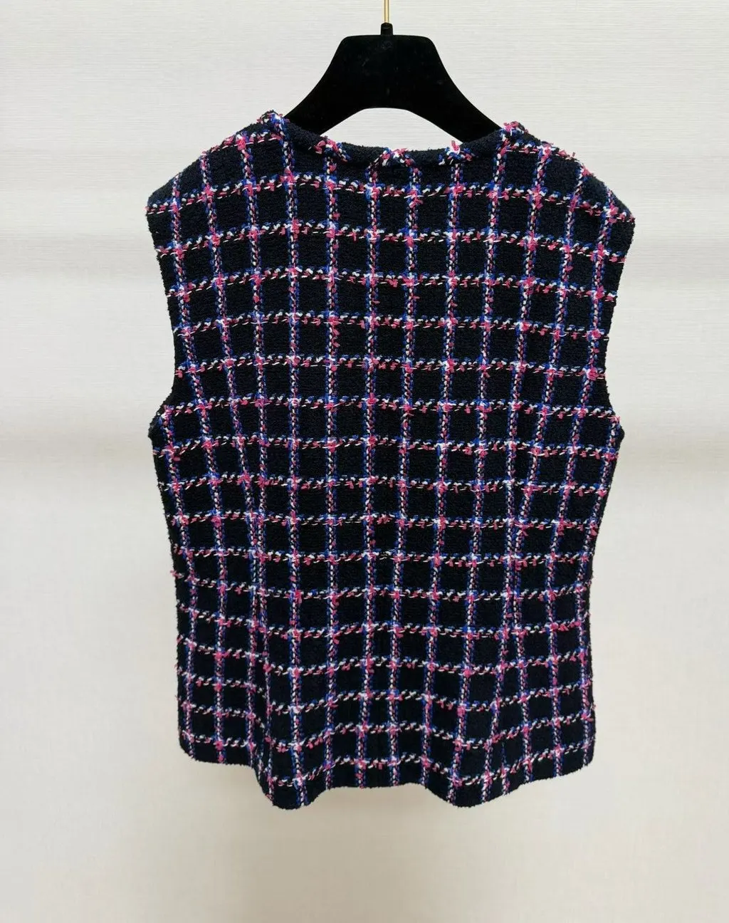Chanel Wool Top MultiColor Wool Very good - Inside View