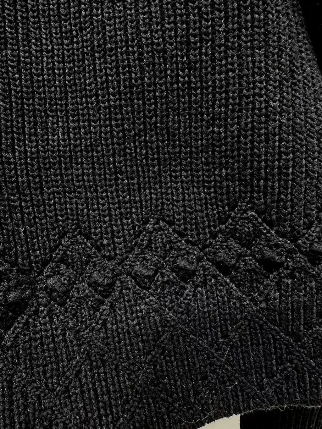 Chanel Black Cotton Knitwear Black Cotton Never worn - Box View