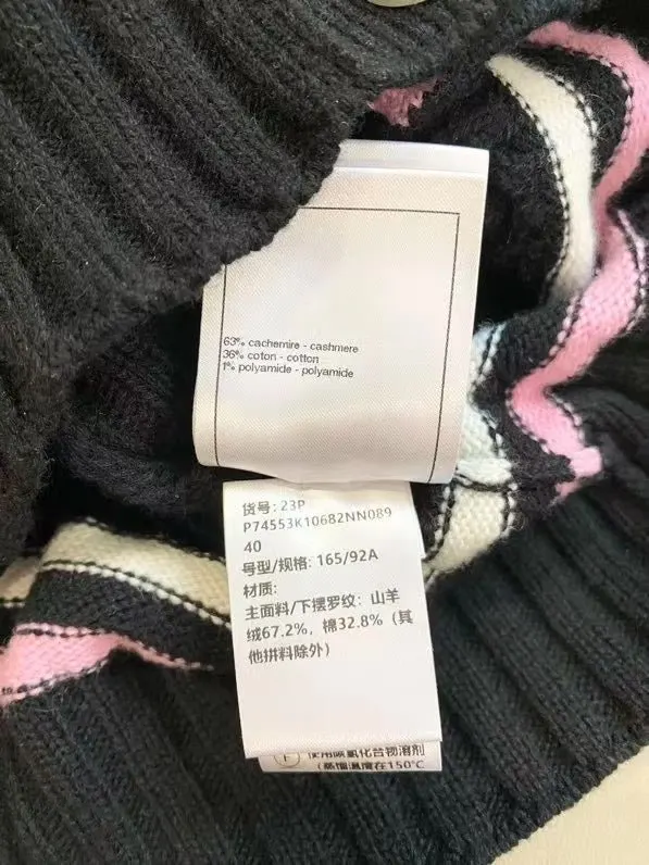 Chanel Cashmere Knitwear MultiColor Cashmere Very good - Box View