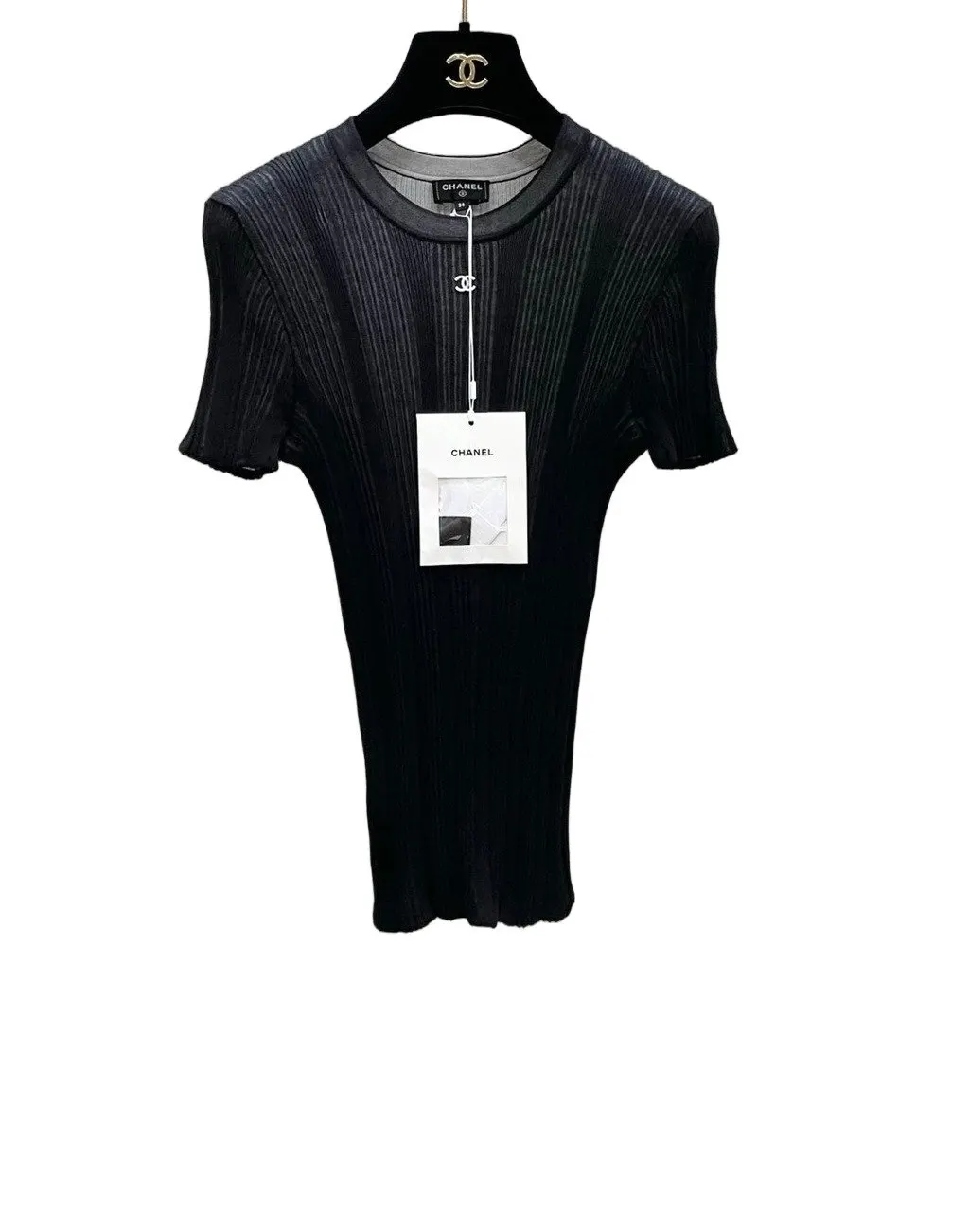 Chanel Cotton Top MultiColor Cotton Very good - Front View