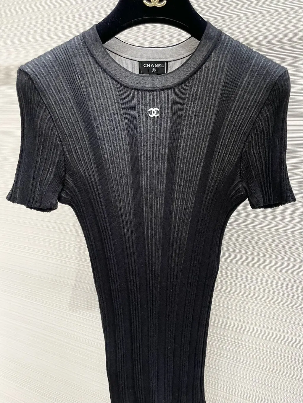 Chanel Cotton Top MultiColor Cotton Very good - Back View