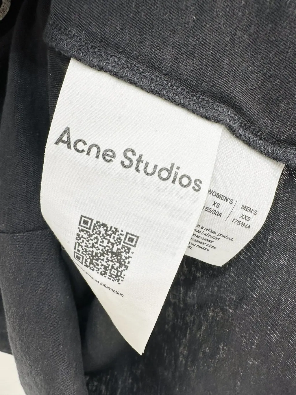 Acne Studios Cotton Top MultiColor Cotton Never worn - Box View
