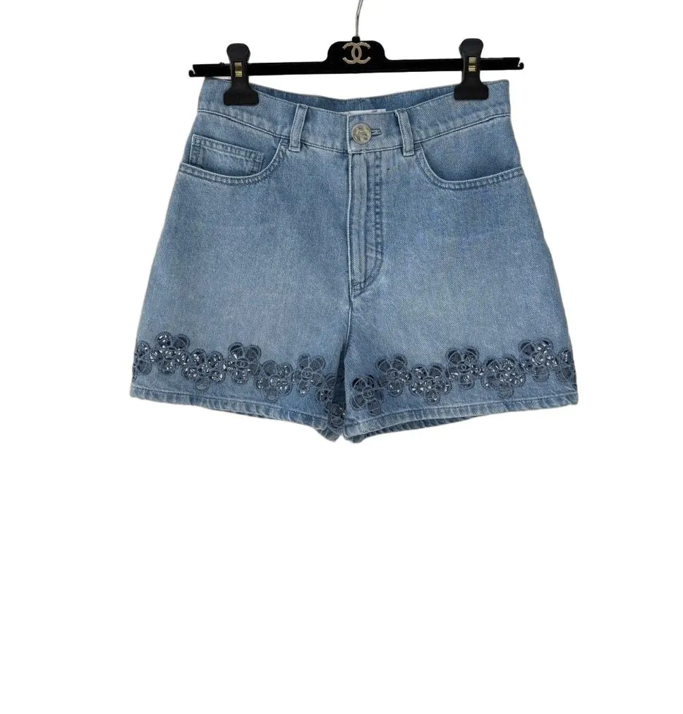 Chanel Denim Shorts MultiColor Denim Very good - Front View