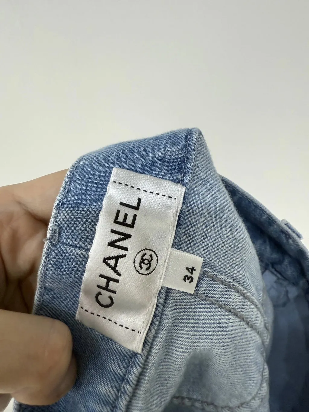 Chanel Denim Shorts MultiColor Denim Very good - Inside View