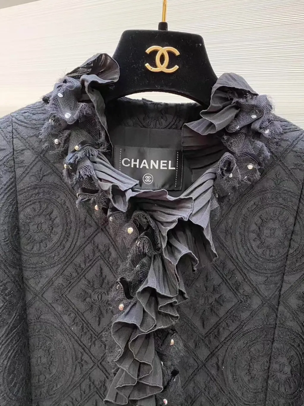 Chanel Silk Jacket MultiColor Silk Very good - Back View