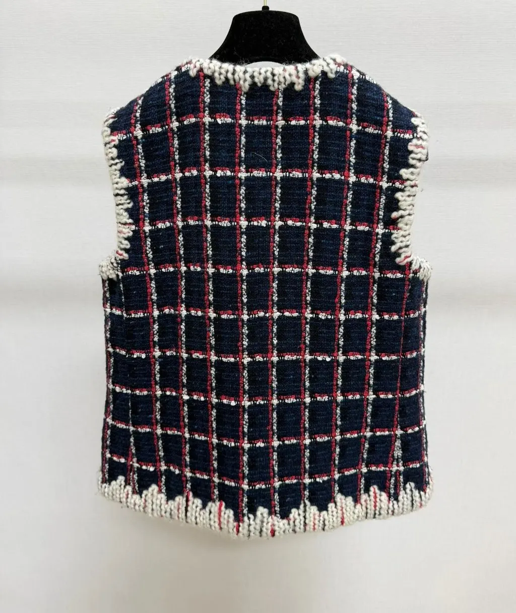 Chanel Tweed Top MultiColor Tweed Very good - Inside View