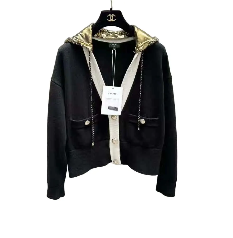 Chanel Cotton Knitwear MultiColor Cotton Never worn - Front View