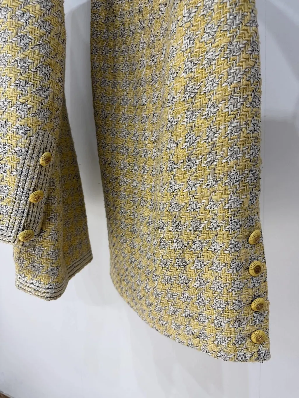 Chanel Yellow Tweed Skirt Yellow Tweed Very good - Box View
