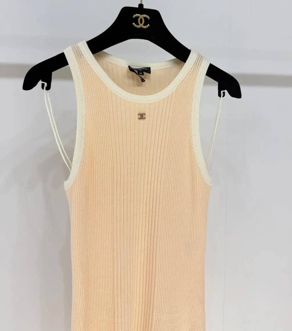 Chanel Cotton Dress MultiColor Cotton Very good - Inside View