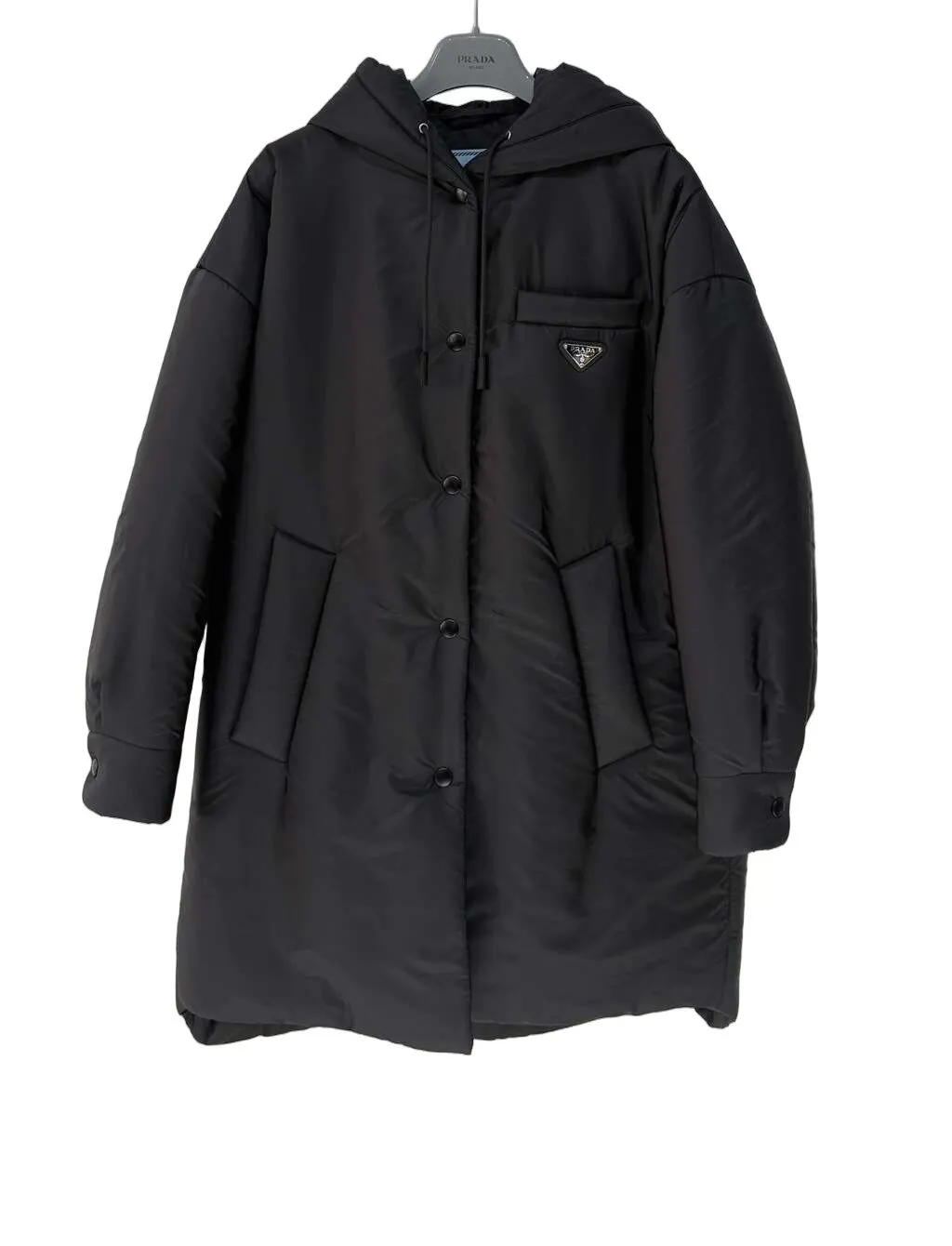Prada Cotton Coat MultiColor Cotton Never worn - Front View
