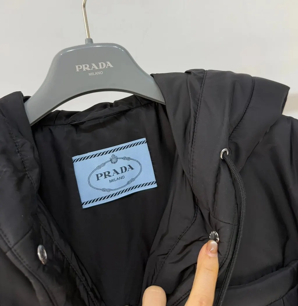 Prada Cotton Coat MultiColor Cotton Never worn - Back View