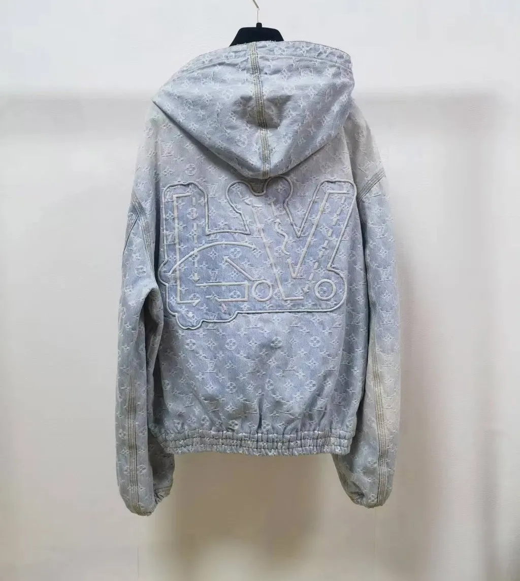 Louis Vuitton Denim Jacket MultiColor Denim Very good - Back View