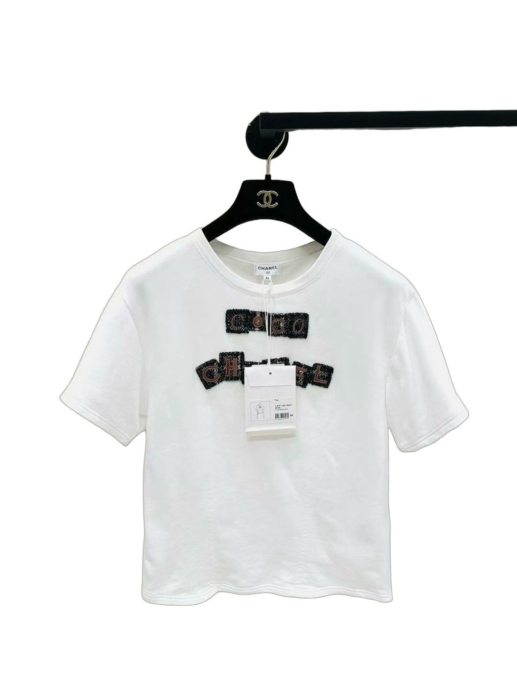 Chanel Coco Gabrielle T Shirt Black FR 48 | Libas Collective