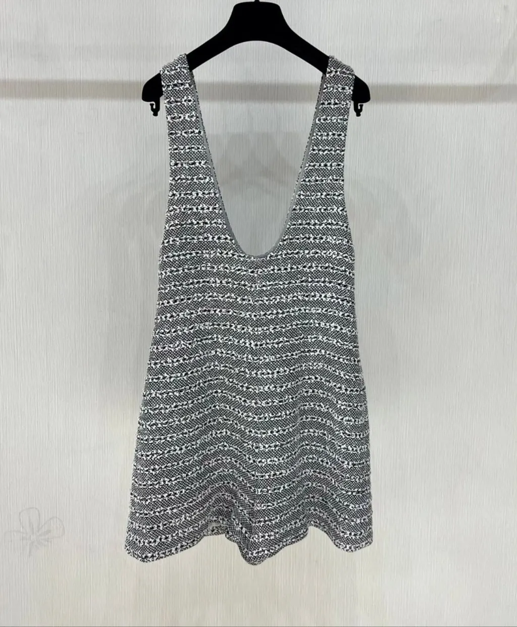 Chanel Grey Cotton Jumpsuit Grey Cotton Never worn - Back View