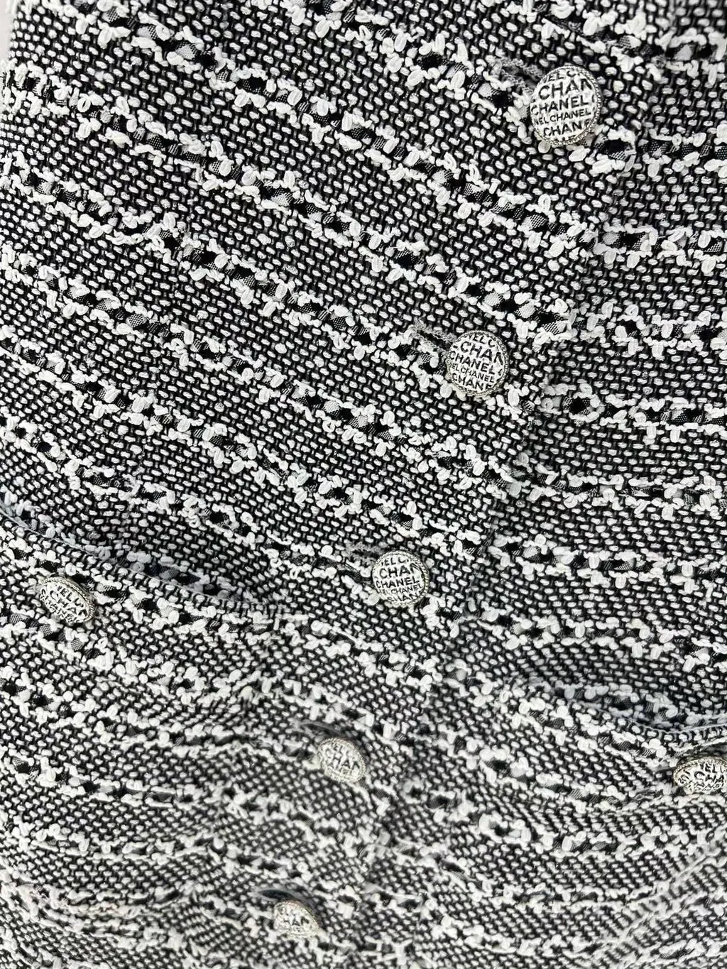 Chanel Grey Cotton Jumpsuit Grey Cotton Never worn - Inside View