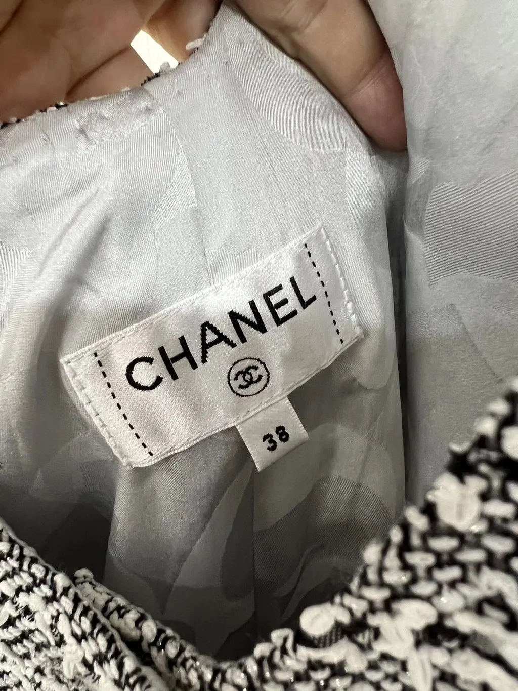 Chanel Grey Cotton Jumpsuit Grey Cotton Never worn - Box View