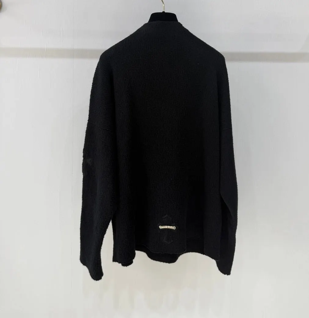 Chrome Hearts Black Cotton Knitwear Black Cotton Very good - Back View