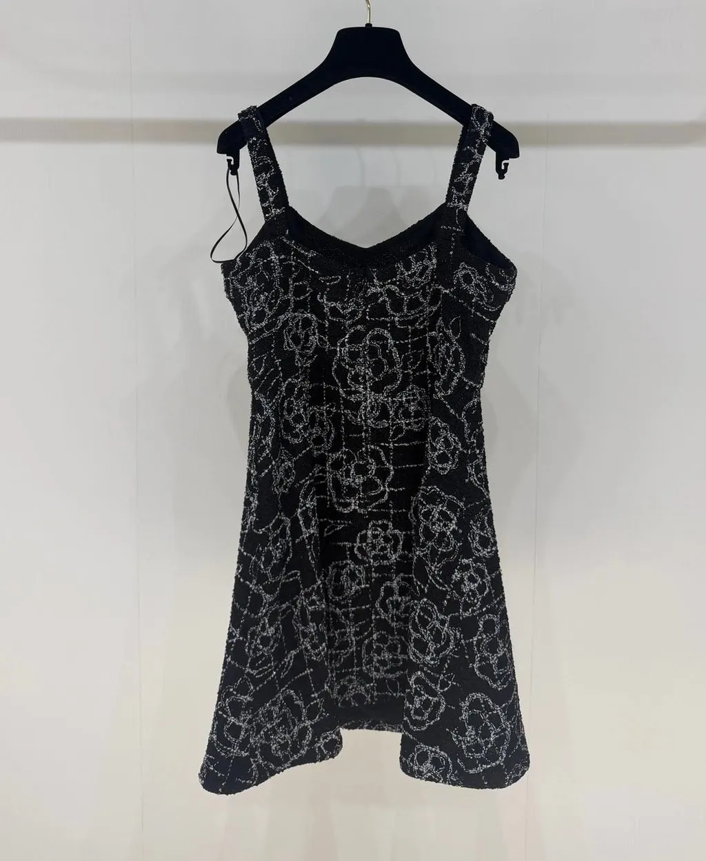 Chanel Tweed Dress MultiColor Tweed Very good - Inside View