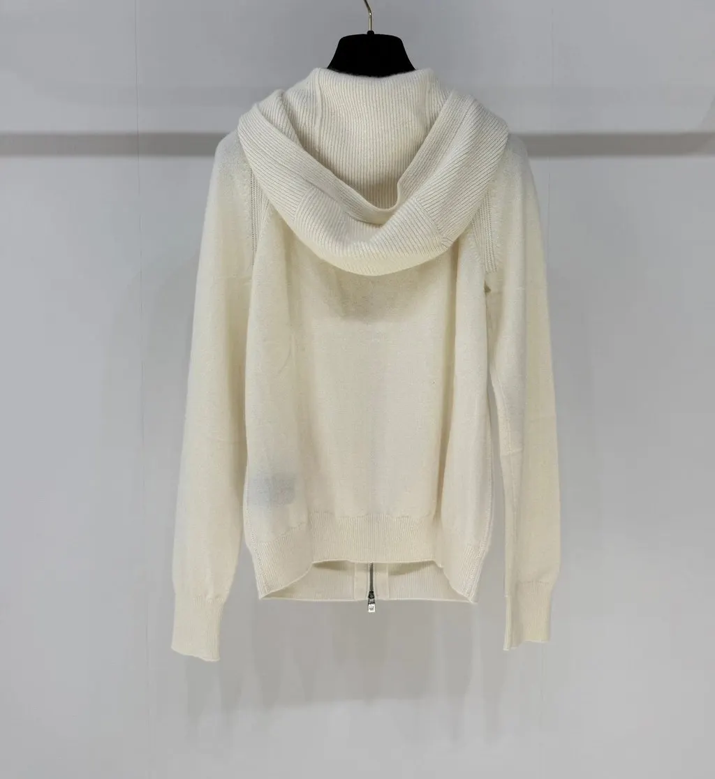 Loro Piana Ecru Cashmere Knitwear Ecru Cashmere Very good - Inside View