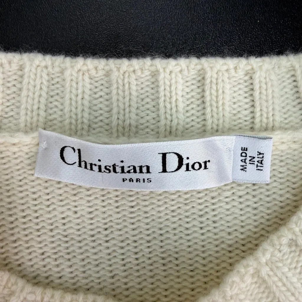 Dior White Wool Knitwear White Wool Never worn, with tag - Box View