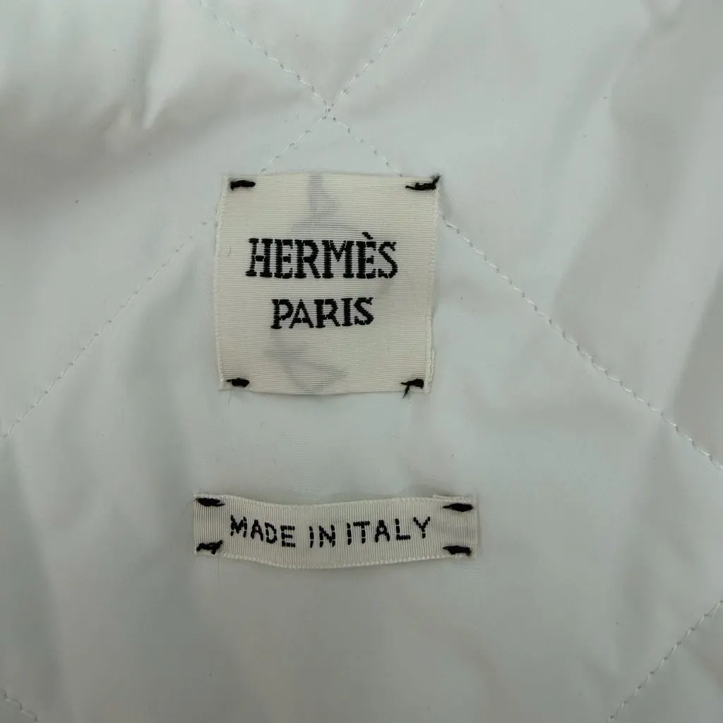 Hermès White Cotton Jacket White Cotton Never worn, with tag - Box View