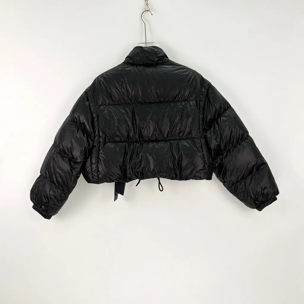 Prada Black Polyamide Jacket Black Polyamide Never worn, with tag - Model View