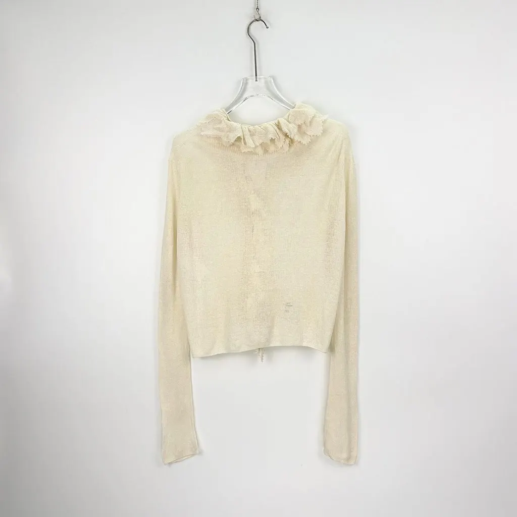 Dior White Linen Knitwear White Linen Never worn, with tag - Model View