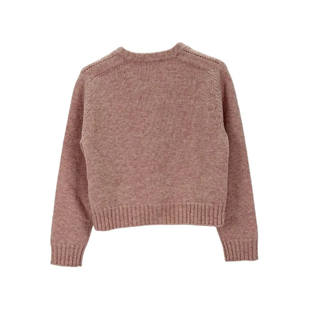 Celine Pink Wool Knitwear Pink Wool Never worn, with tag - Back View
