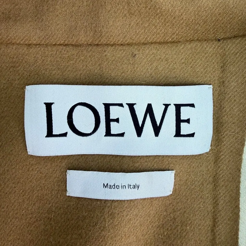 Loewe Khaki Cashmere Coat Khaki Cashmere Never worn, with tag - Box View