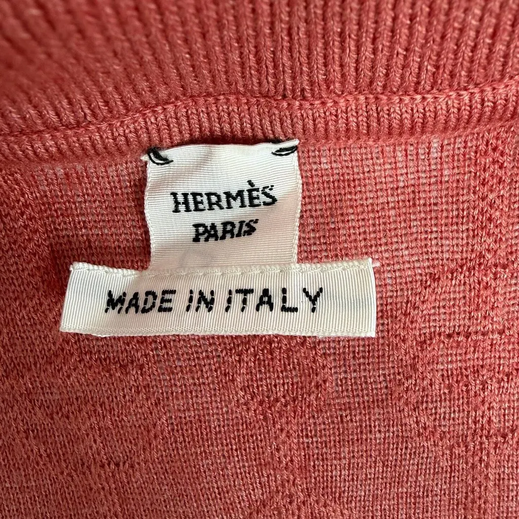 Hermès Orange Cashmere Jacket Orange Cashmere Never worn, with tag - Box View
