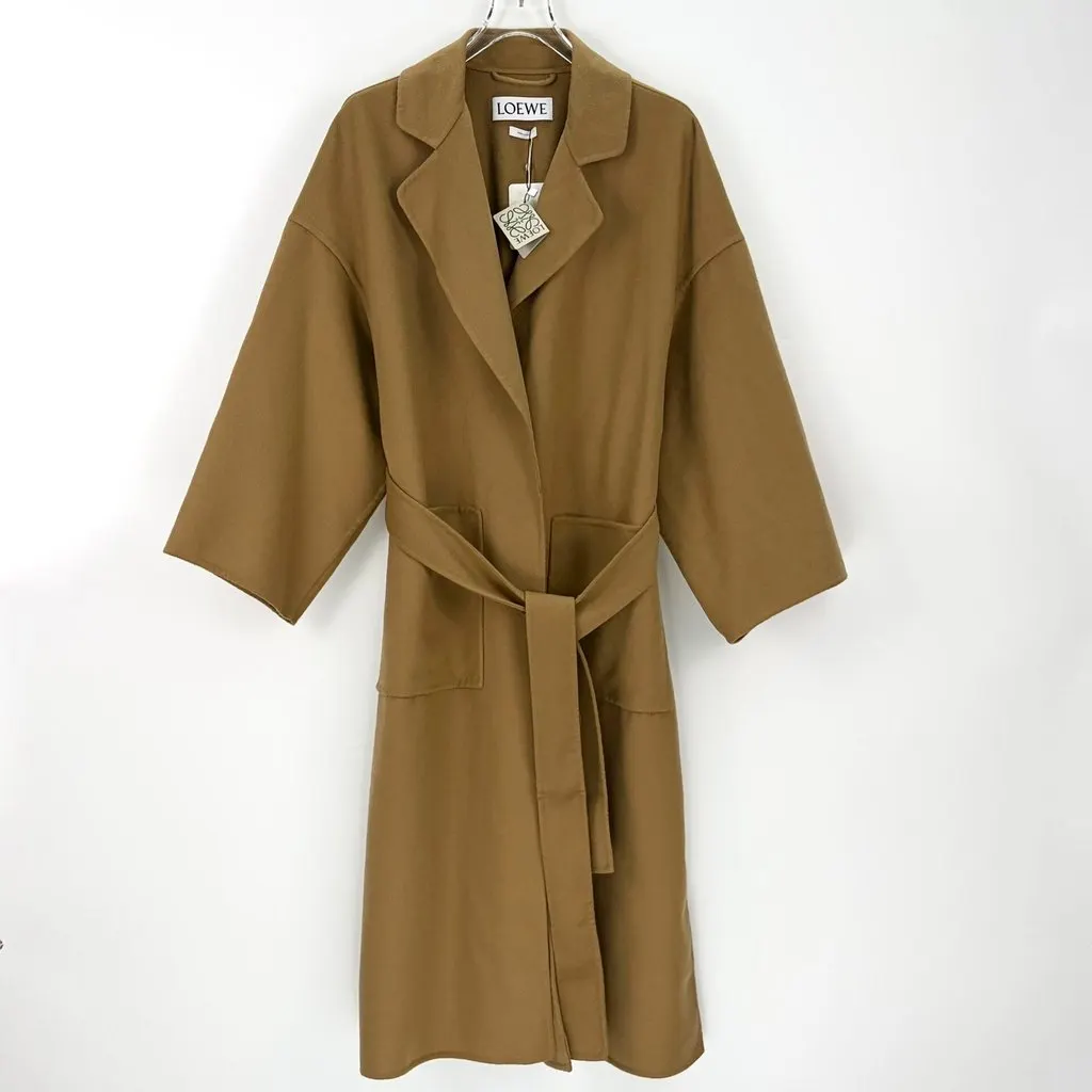 Loewe Camel Cashmere Coat Camel Cashmere Never worn, with tag - Inside View