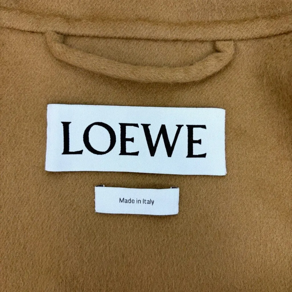 Loewe Camel Cashmere Coat Camel Cashmere Never worn, with tag - Box View