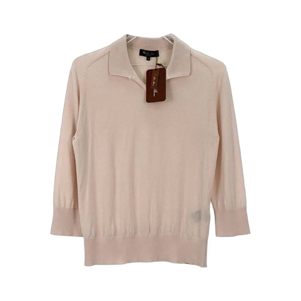 Loro Piana Pink Cashmere Knitwear Pink Cashmere Never worn, with tag - Front View