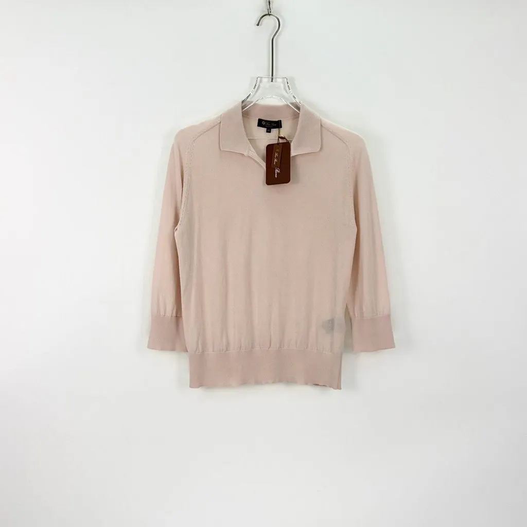 Loro Piana Pink Cashmere Knitwear Pink Cashmere Never worn, with tag - Inside View