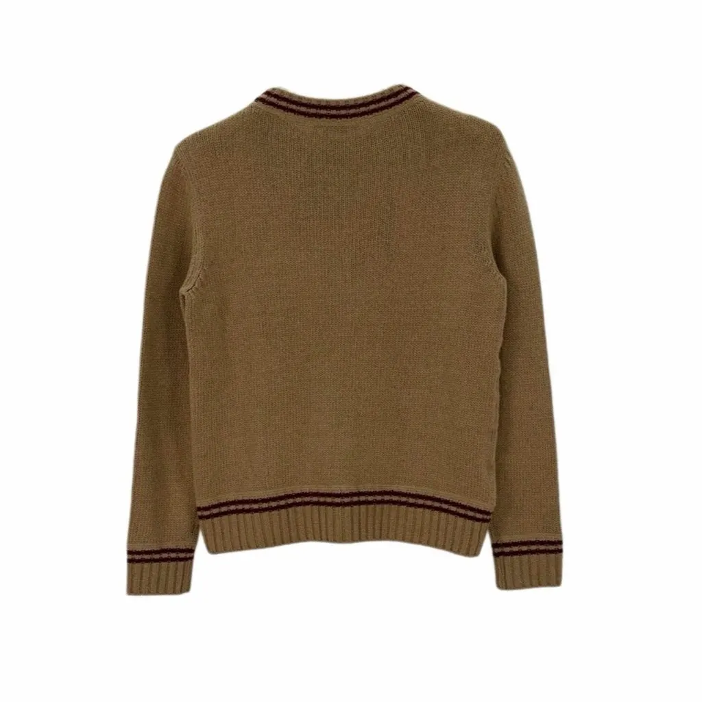 Prada Khaki Wool Knitwear Khaki Wool Never worn, with tag - Back View