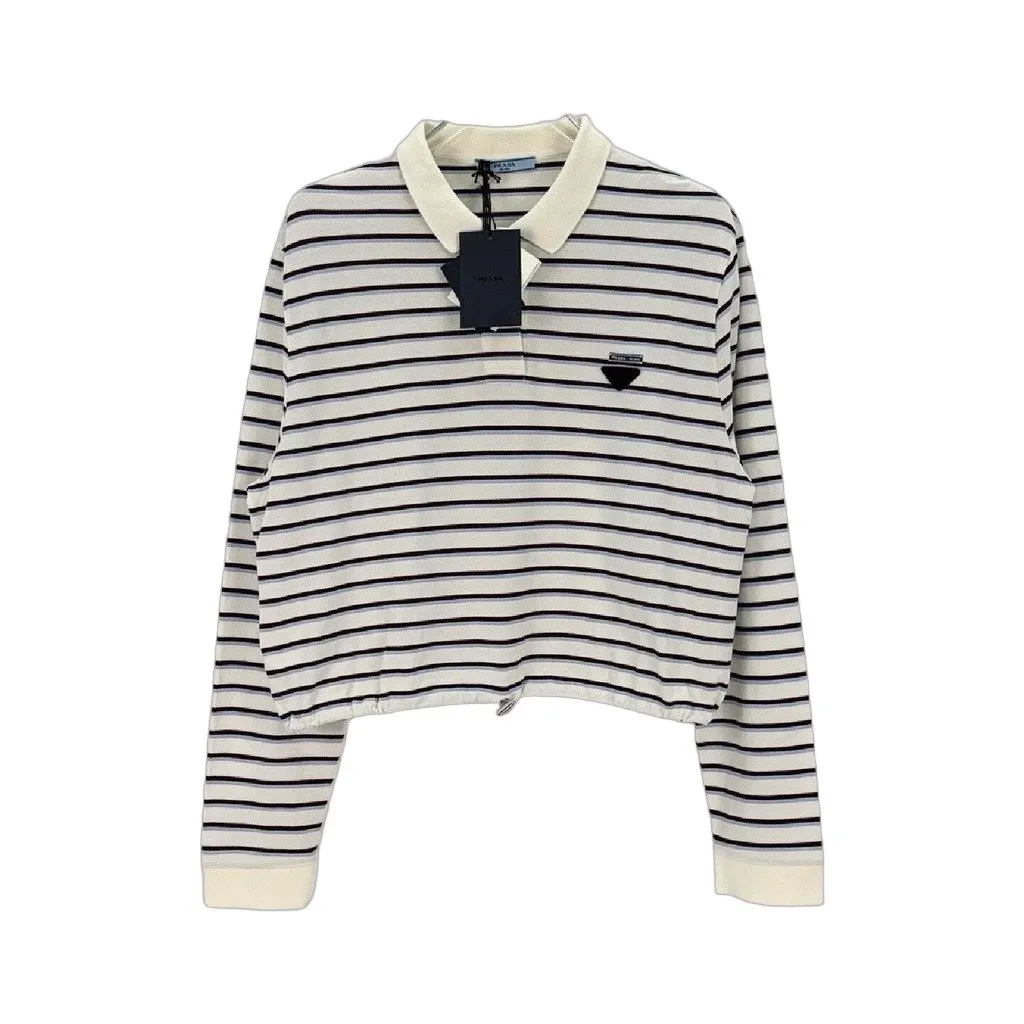 Prada White Cotton Top White Cotton Never worn, with tag - Front View