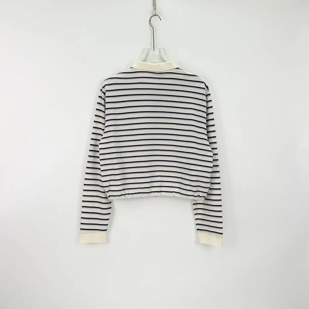 Prada White Cotton Top White Cotton Never worn, with tag - Model View