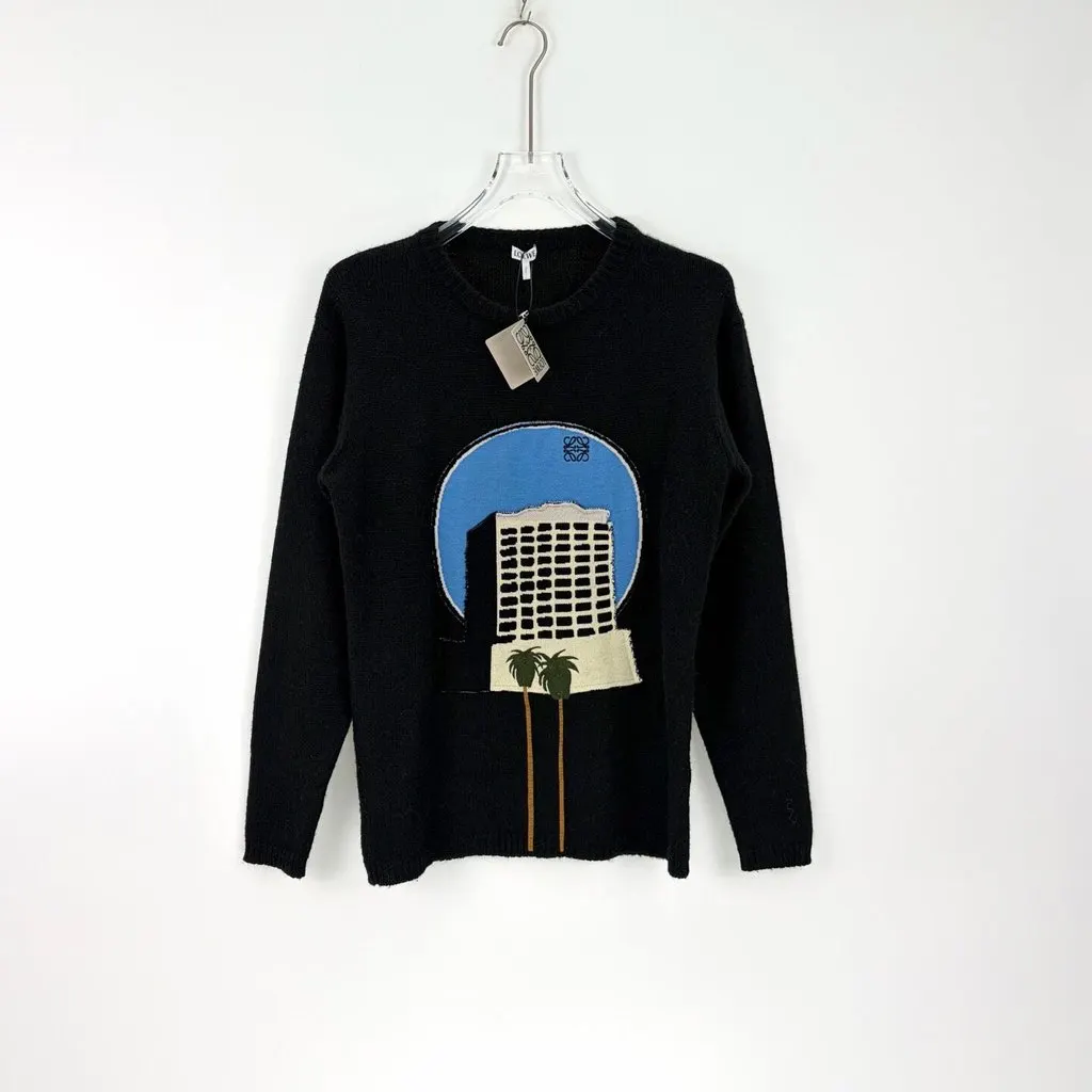 Loewe Black Wool Knitwear Black Wool Never worn, with tag - Inside View