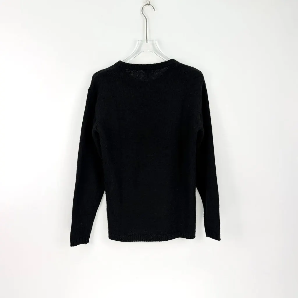 Loewe Black Wool Knitwear Black Wool Never worn, with tag - Model View