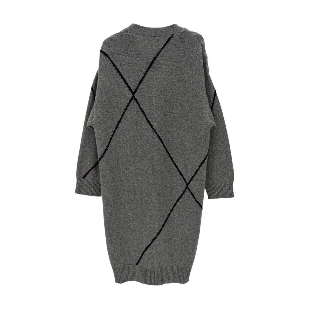 Hermès Grey Cashmere Jacket Grey Cashmere Never worn, with tag - Back View