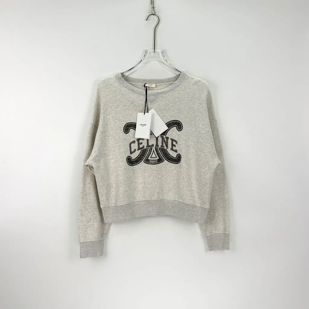 Celine Grey Cotton Knitwear Grey Cotton Never worn, with tag - Inside View