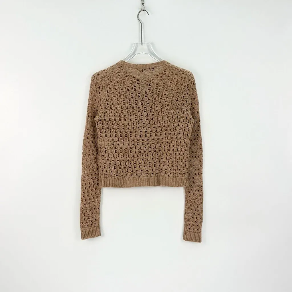 Dior Brown Wool Knitwear Brown Wool Never worn, with tag - Model View