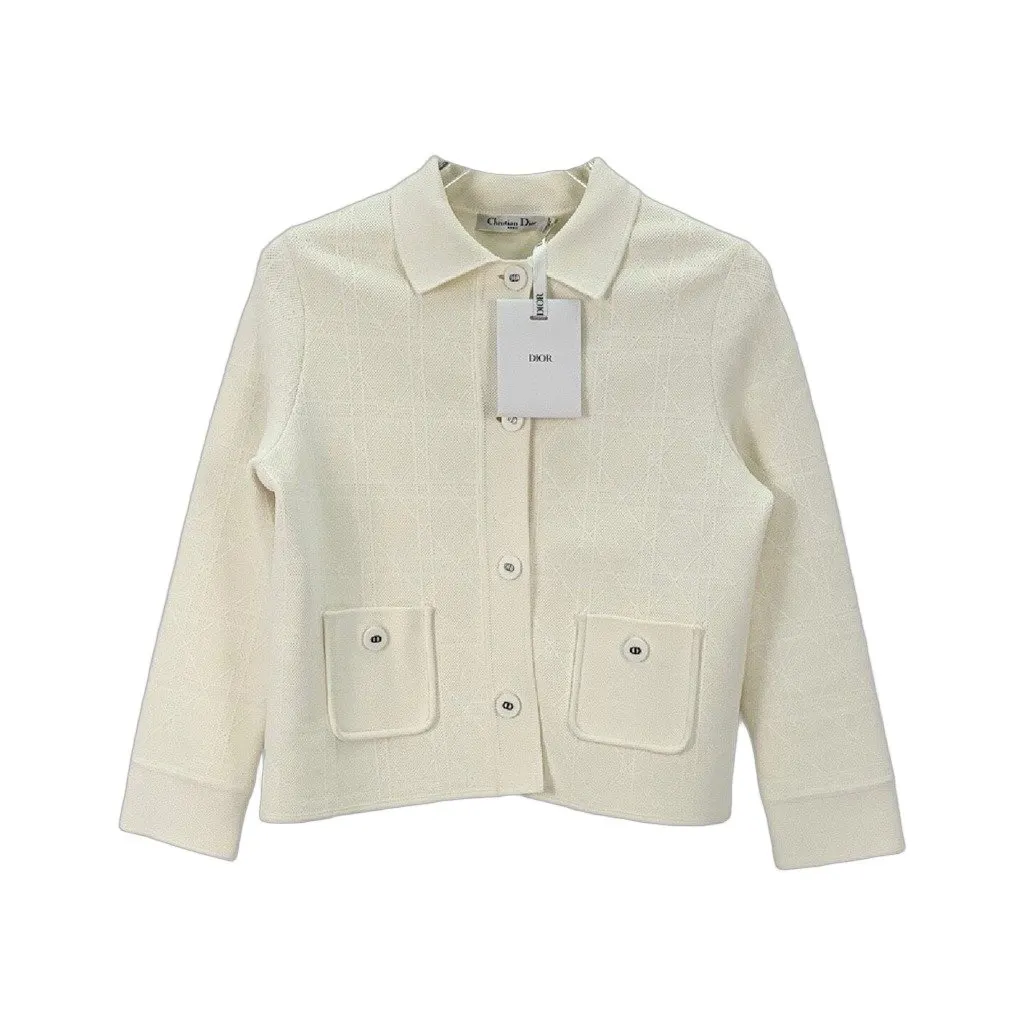 Dior White Viscose Jacket White Viscose Never worn, with tag - Front View