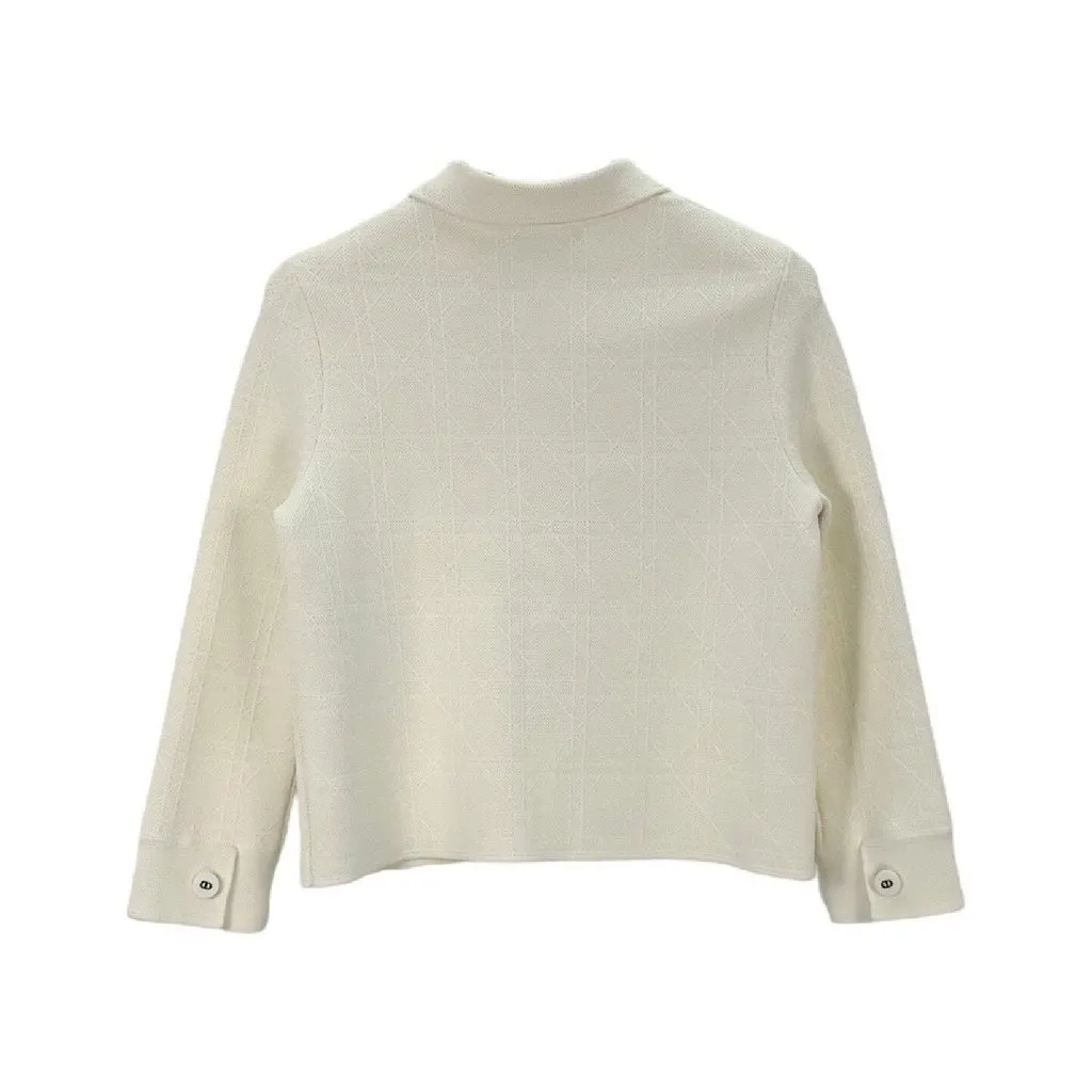 Dior White Viscose Jacket White Viscose Never worn, with tag - Back View