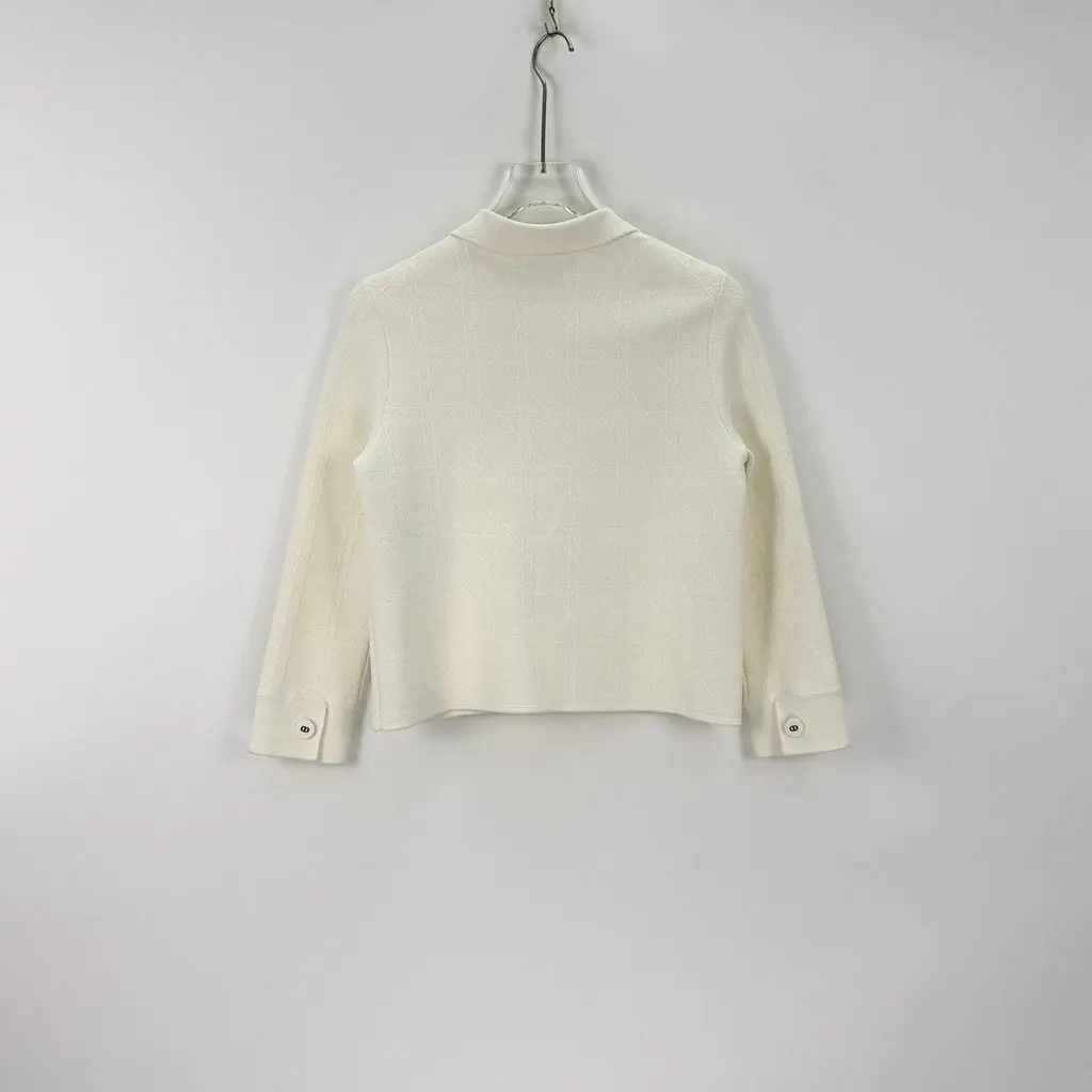 Dior White Viscose Jacket White Viscose Never worn, with tag - Model View