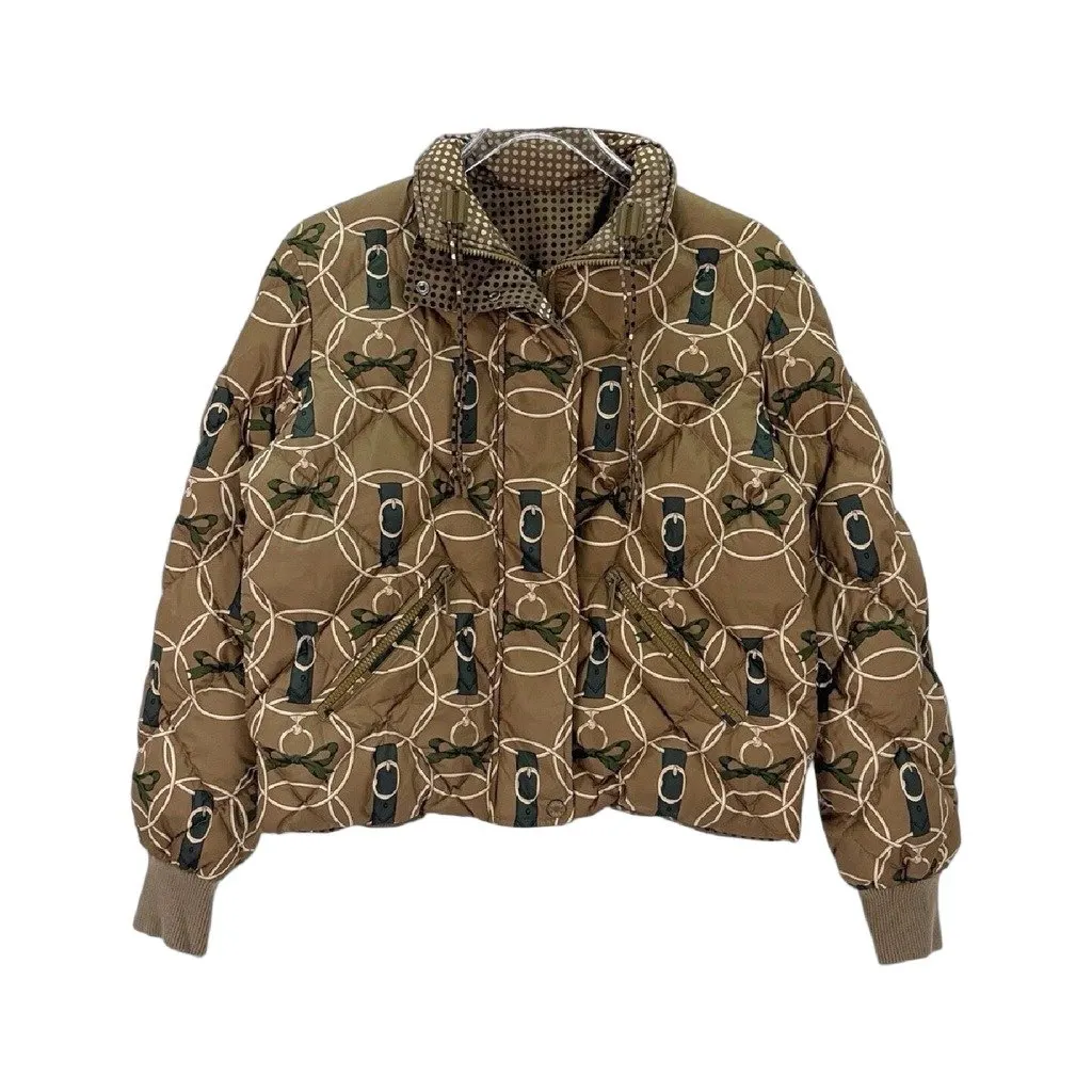 Hermès Brown Polyamide Jacket Brown Polyamide Never worn, with tag - Front View