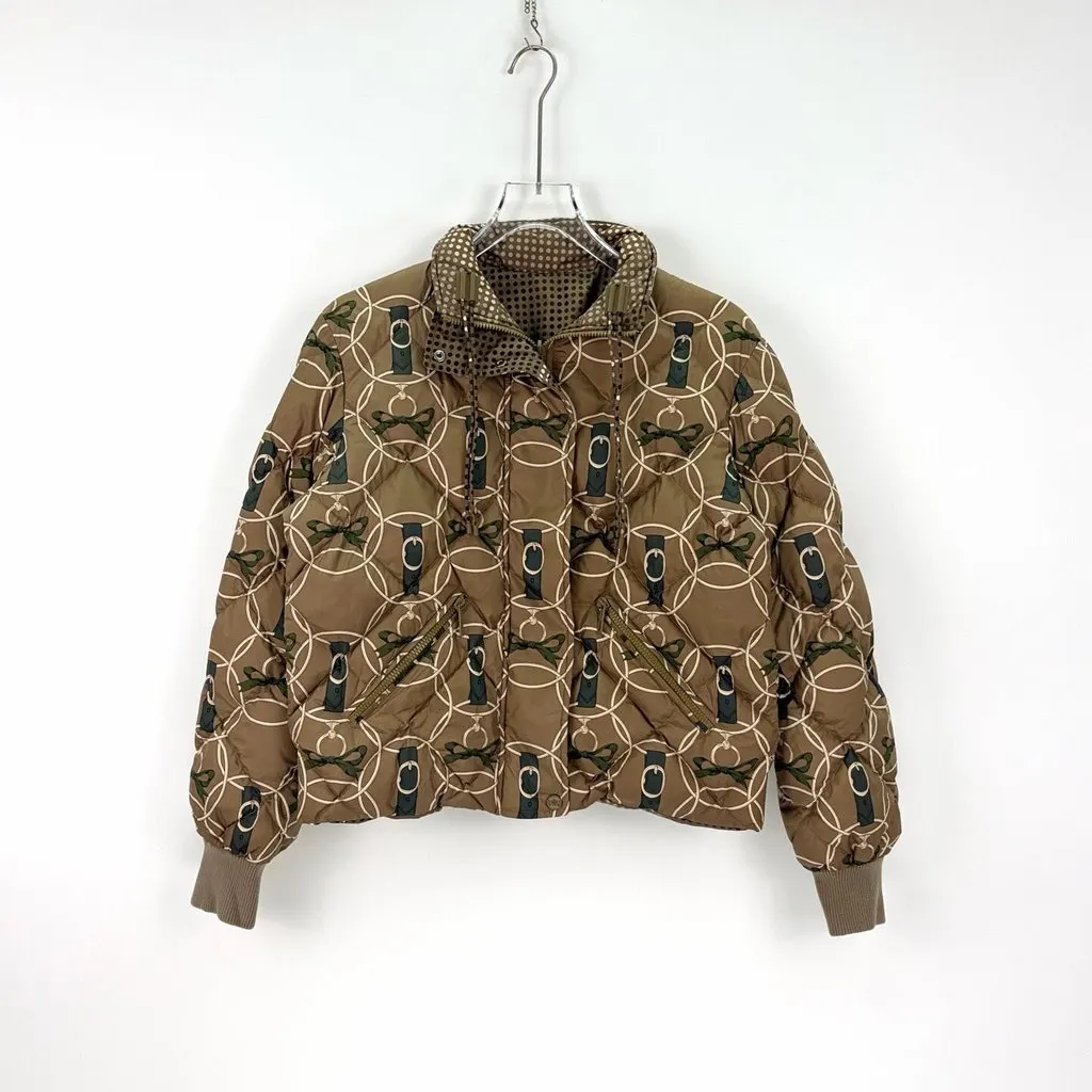 Hermès Brown Polyamide Jacket Brown Polyamide Never worn, with tag - Inside View