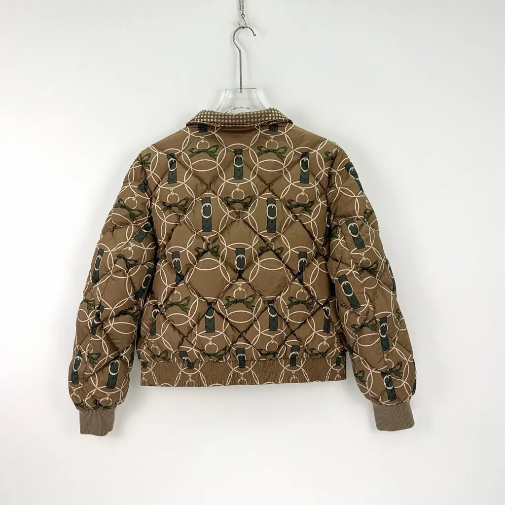 Hermès Brown Polyamide Jacket Brown Polyamide Never worn, with tag - Model View