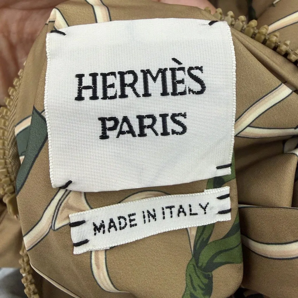 Hermès Brown Polyamide Jacket Brown Polyamide Never worn, with tag - Box View