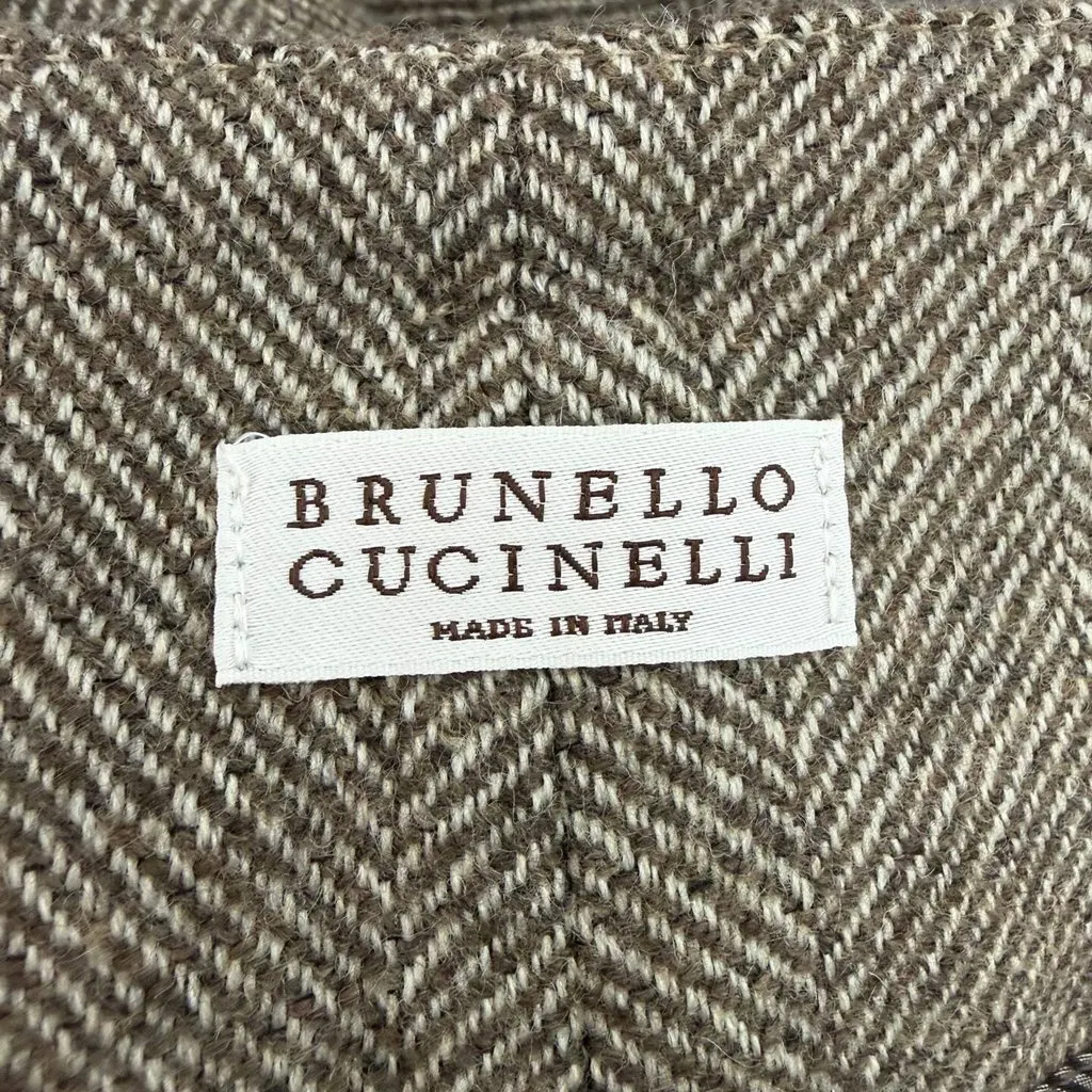 Burberry Brown Wool Trousers Brown Wool Never worn, with tag - Box View